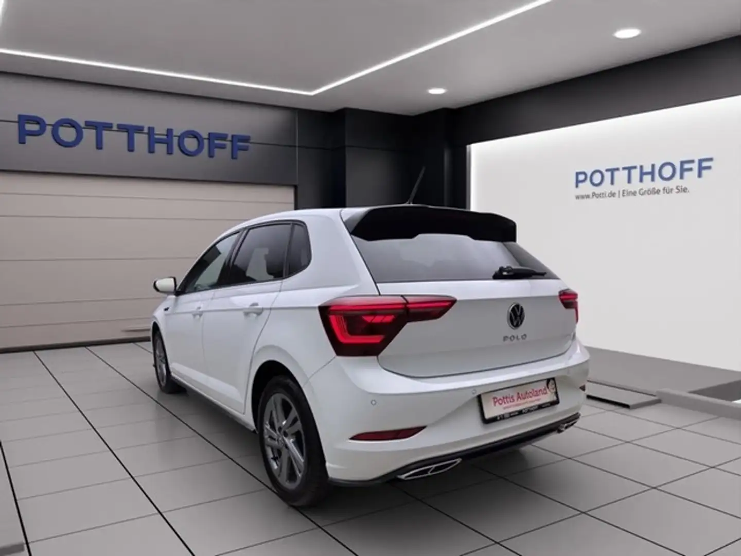 Volkswagen Polo 1.0 TSI DSG R-LINE IQ.LIGHT KAMERA ACC SITZHZG Weiß - 2