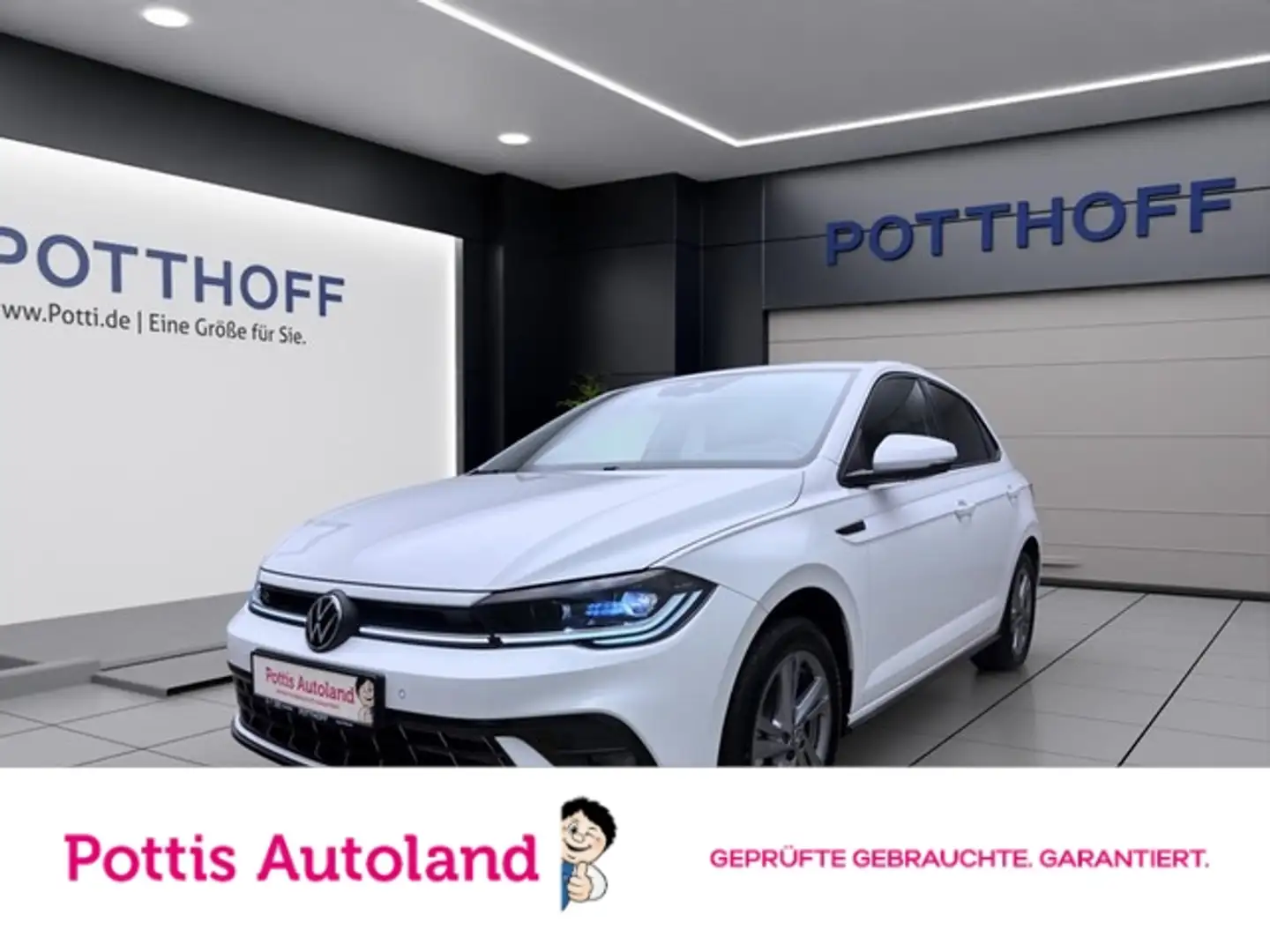 Volkswagen Polo 1.0 TSI DSG R-LINE IQ.LIGHT KAMERA ACC SITZHZG Weiß - 1