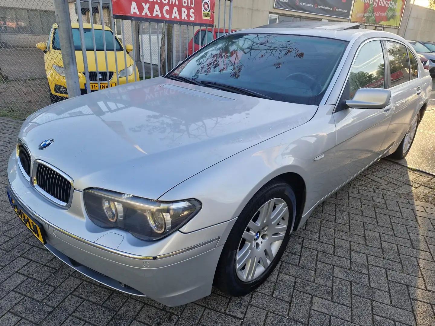 BMW 745 7-serie 745Li LANGE SPECIALE LUXE UITVOERING ! MET Grijs - 2