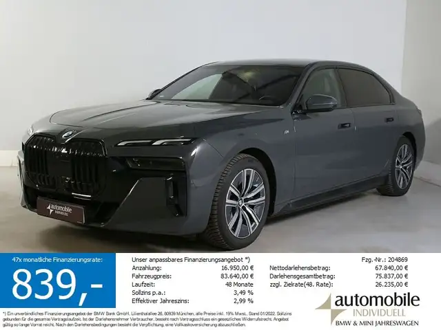 BMW i7 xDr.60 M Sport PRO AHK B&W ACC HuD 4xMassage