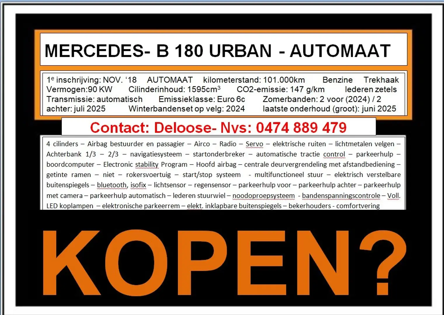 Mercedes-Benz B 180 B 180 7G-DCT Urban - 2