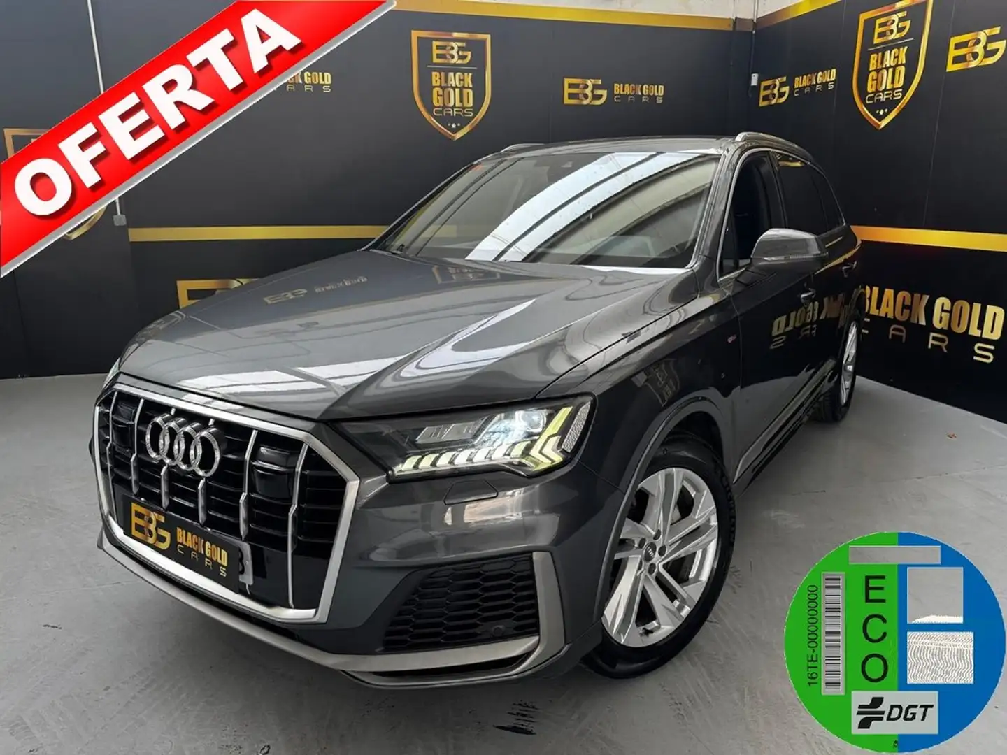 Audi Q7 S line 50 TDI 210kW (286CV) quattro tip Gris - 1