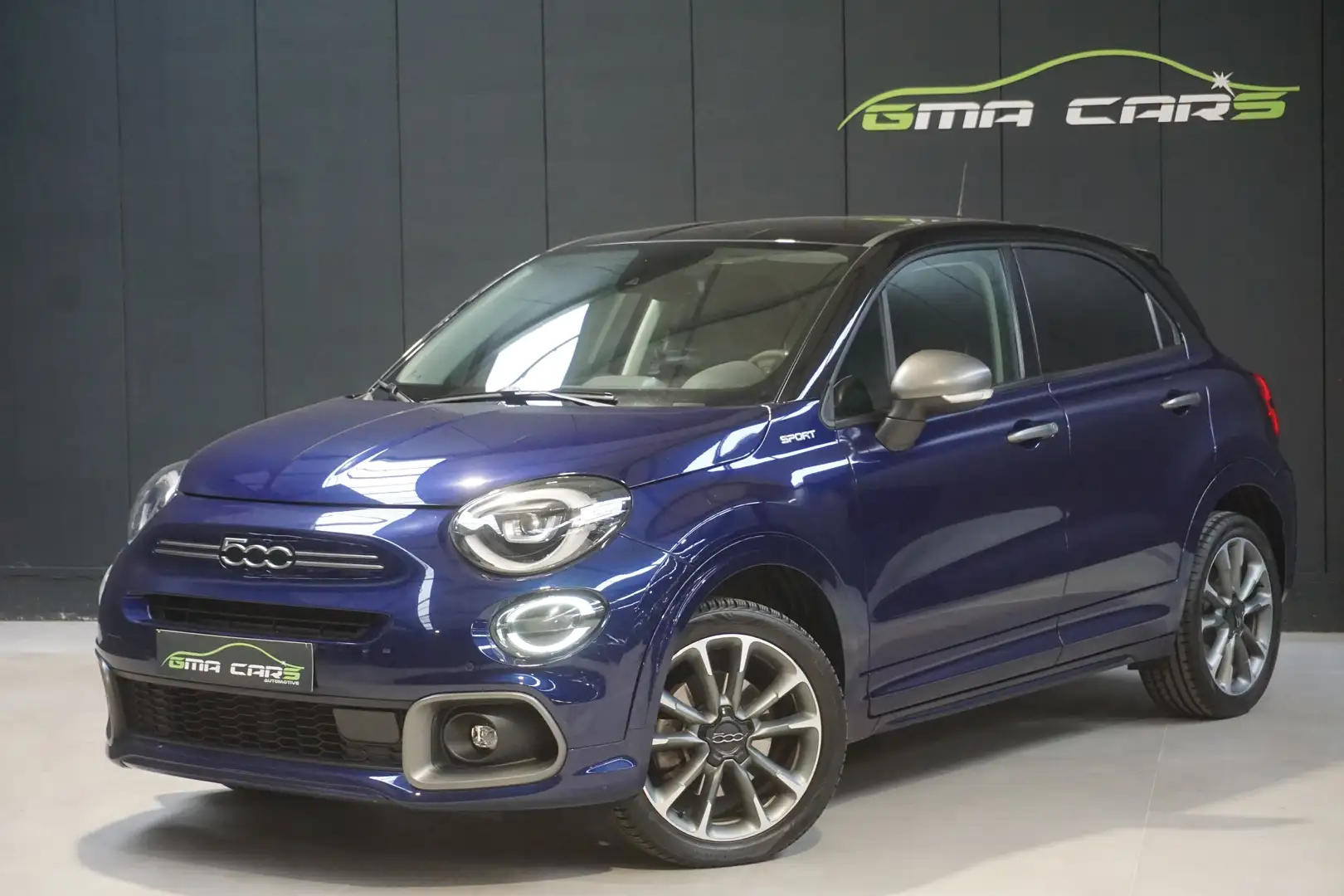 Fiat 500X 1.5 GSE Hybrid- Navi-Airco-H.Leder-Cam-Garantie Blauw - 1