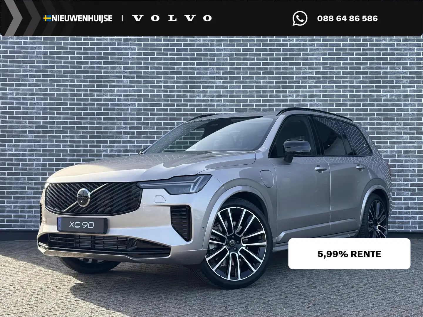 Volvo XC90 2.0 T8 Plug-in hybrid AWD Ultra Dark | Nieuw model Grau - 1