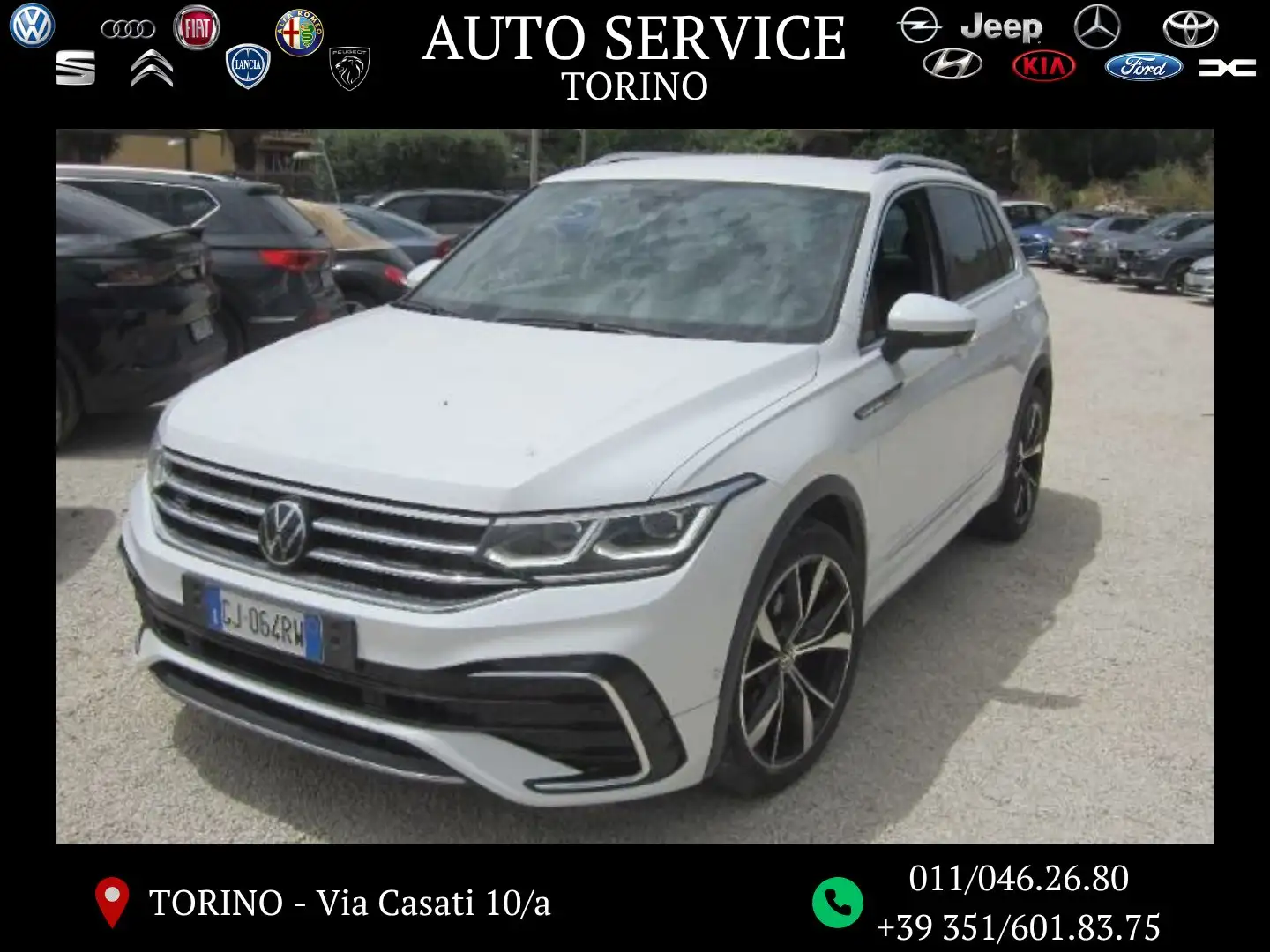 Volkswagen Tiguan 1.5 tsi R-Line 150cv dsg Bianco - 1
