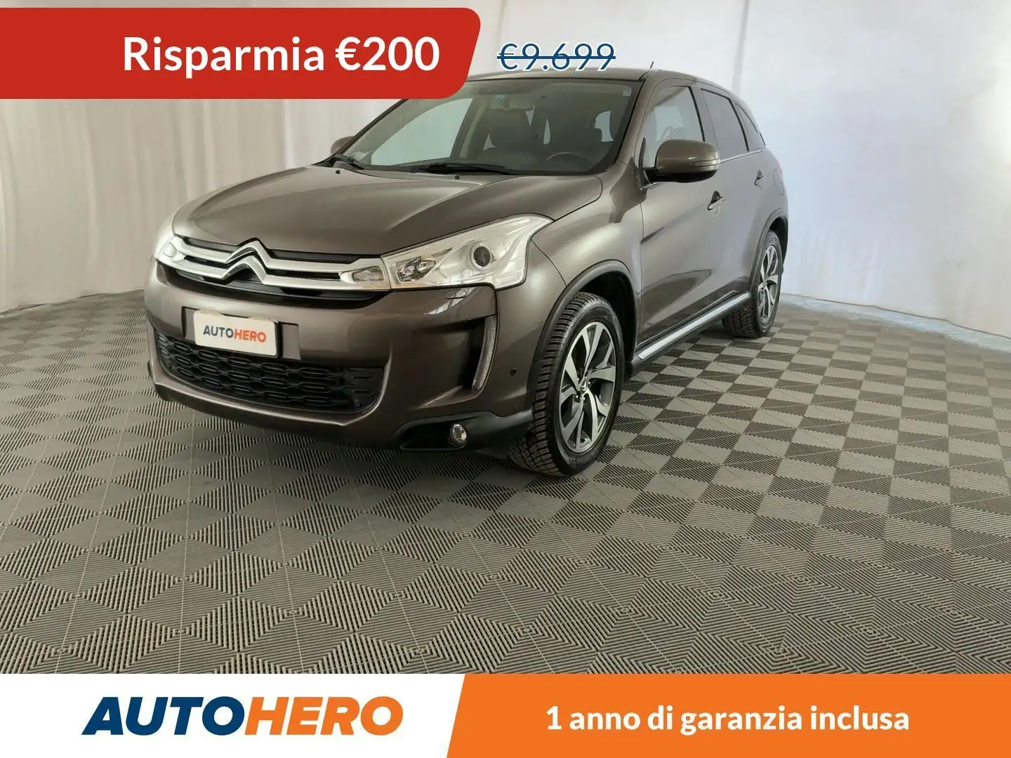 Citroen C4 Aircross 1.6 HDi Exclusive 115 CV Brun - 1
