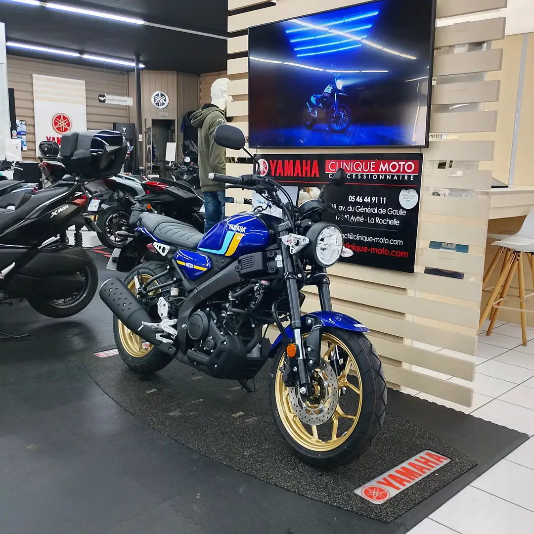 Yamaha XSR 125 Bleu - 2
