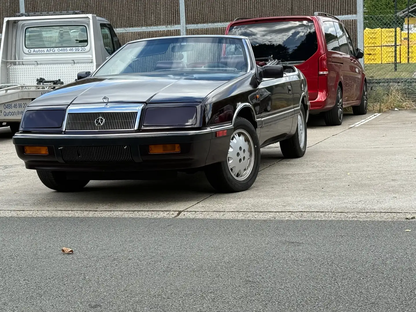 Chrysler Le Baron Le Baron 2.5 Turbo-140 pk-Cabriolet-Leder-Full Czerwony - 2