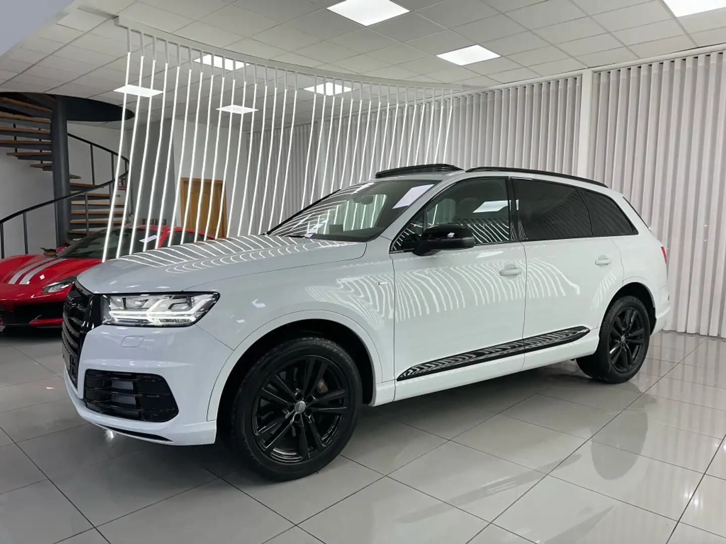 Audi Q7 50 TDI S line quattro Blanco - 2