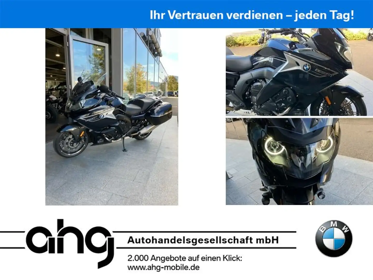 BMW K 1600 GT mit Car Garantie bis 06/2024 Vollausst Blau - 1