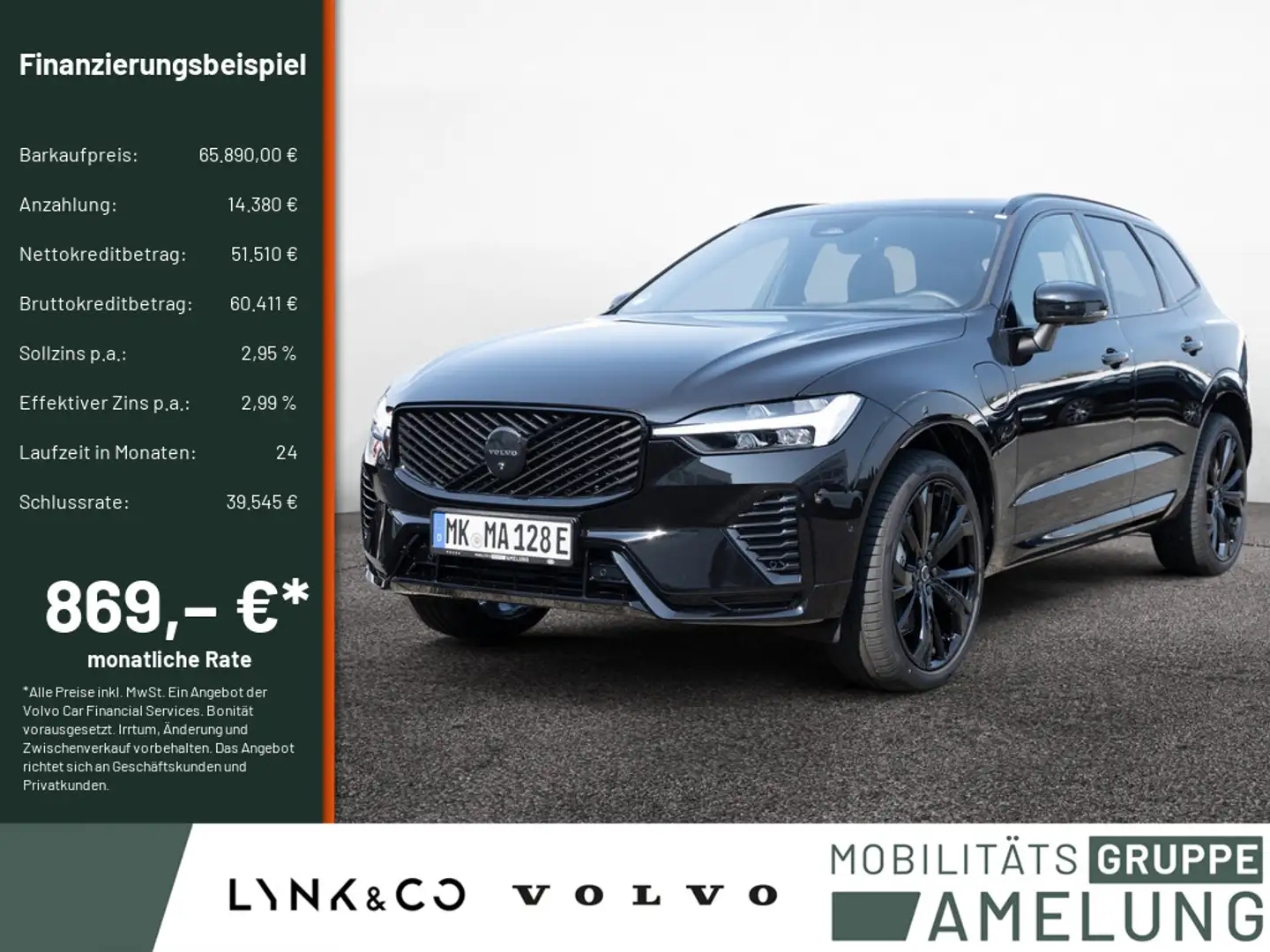 Volvo XC60 T8 AWD Plus Black Edition Plug-In 360° Schwarz - 1