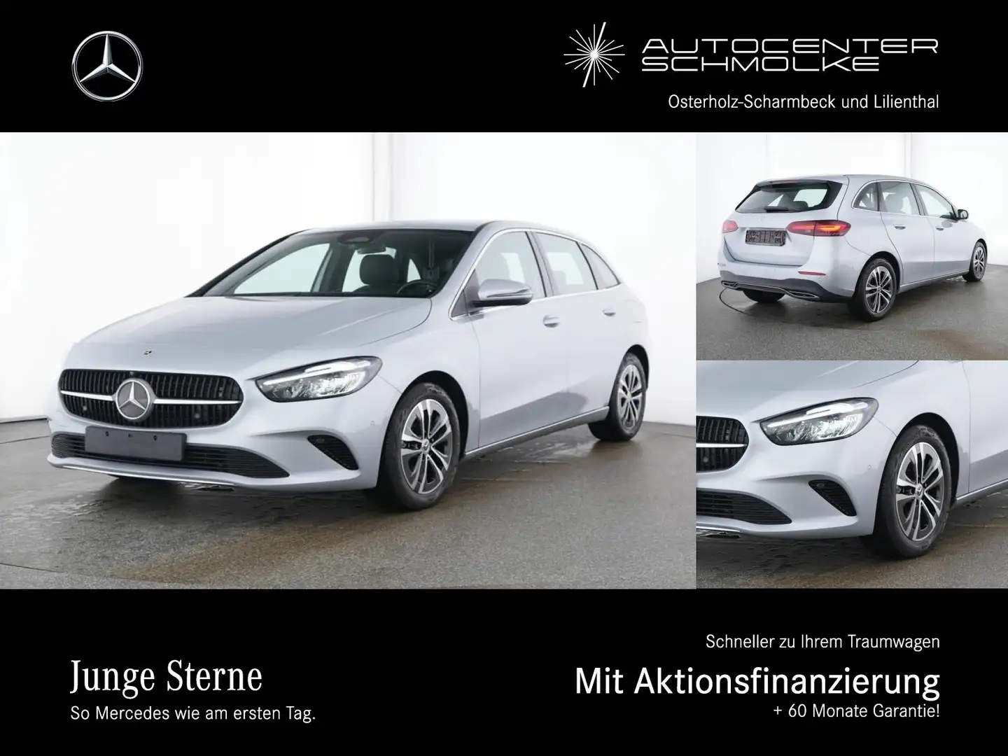 Mercedes-Benz B 180 B 180 PROGRESSIVE ADVANCED*AHK*VOLL-DIG.-DISPLAY Silber - 1