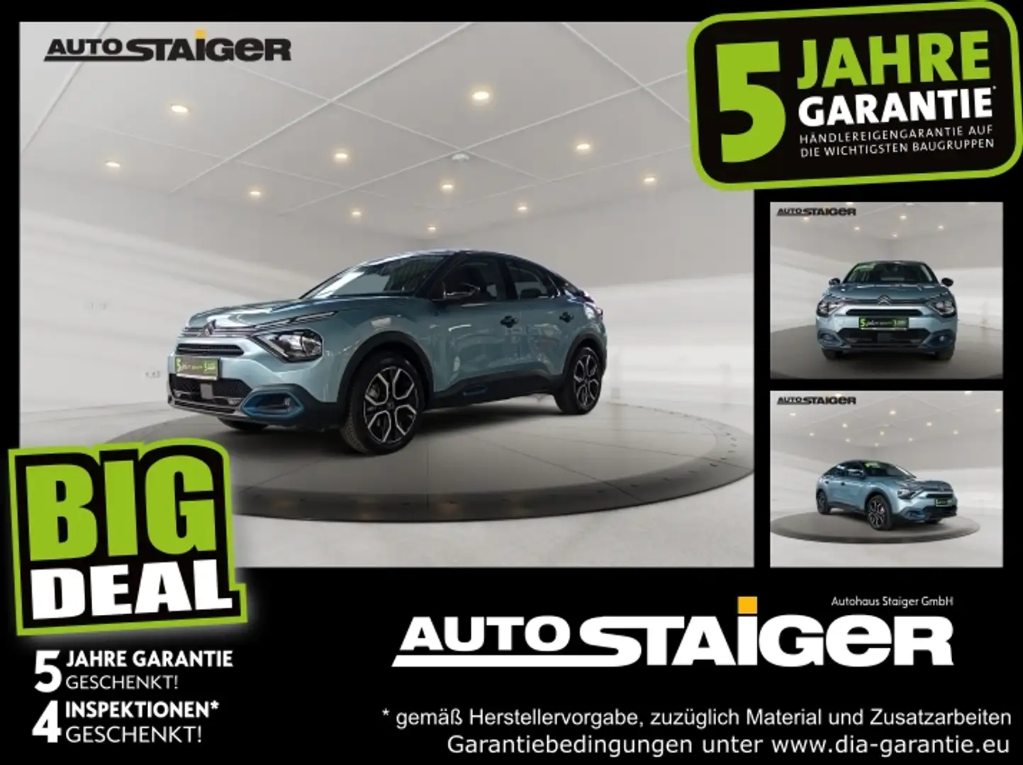 Citroen C4 Feel Elektro *LED*Standheizung*PDC*SHZ* Blau - 1