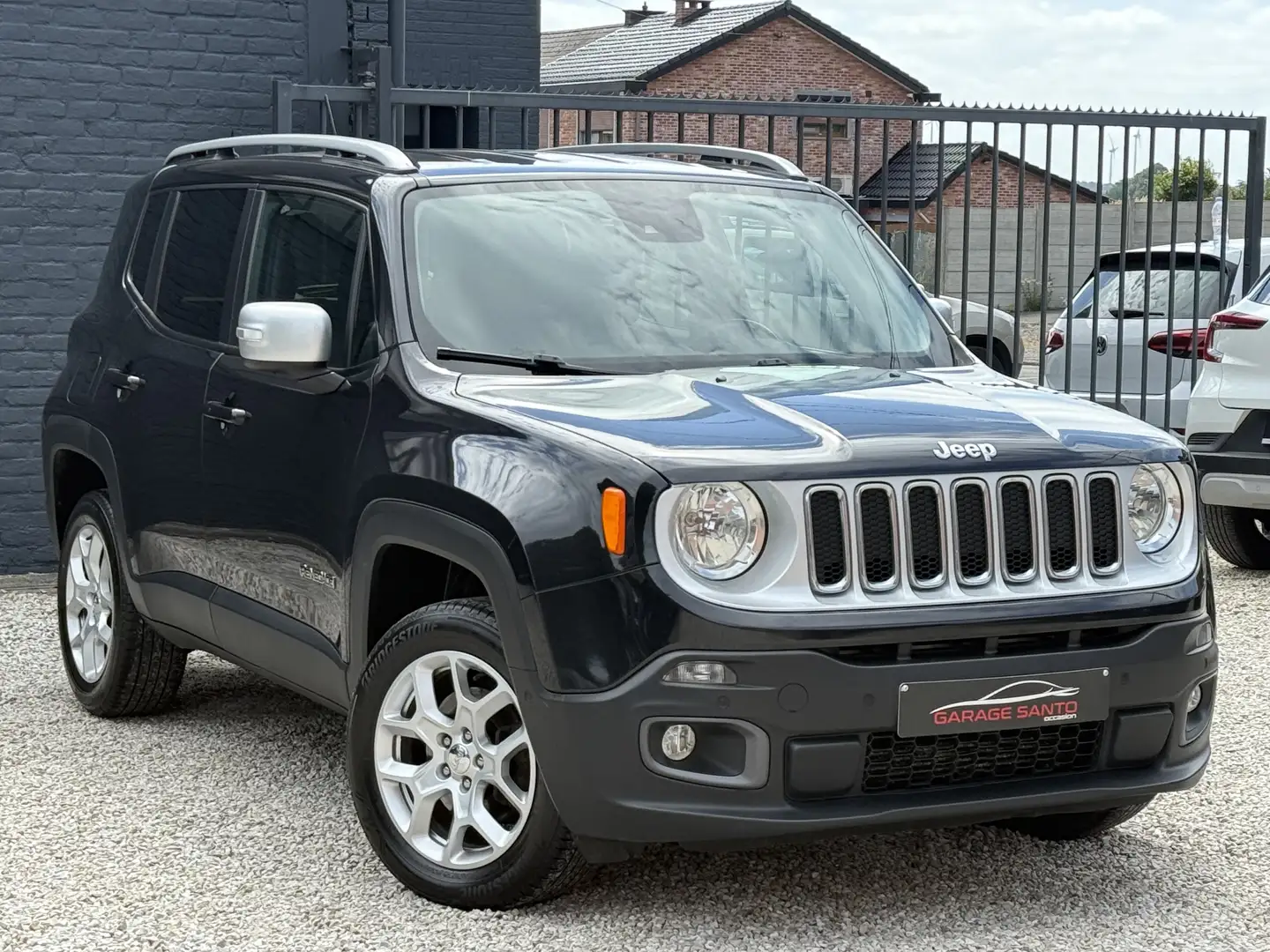 Jeep Renegade 2.0 MJD 4x4 Limited Eur6b /Navi/Cuir/Pdc/Garantie/ Zwart - 2