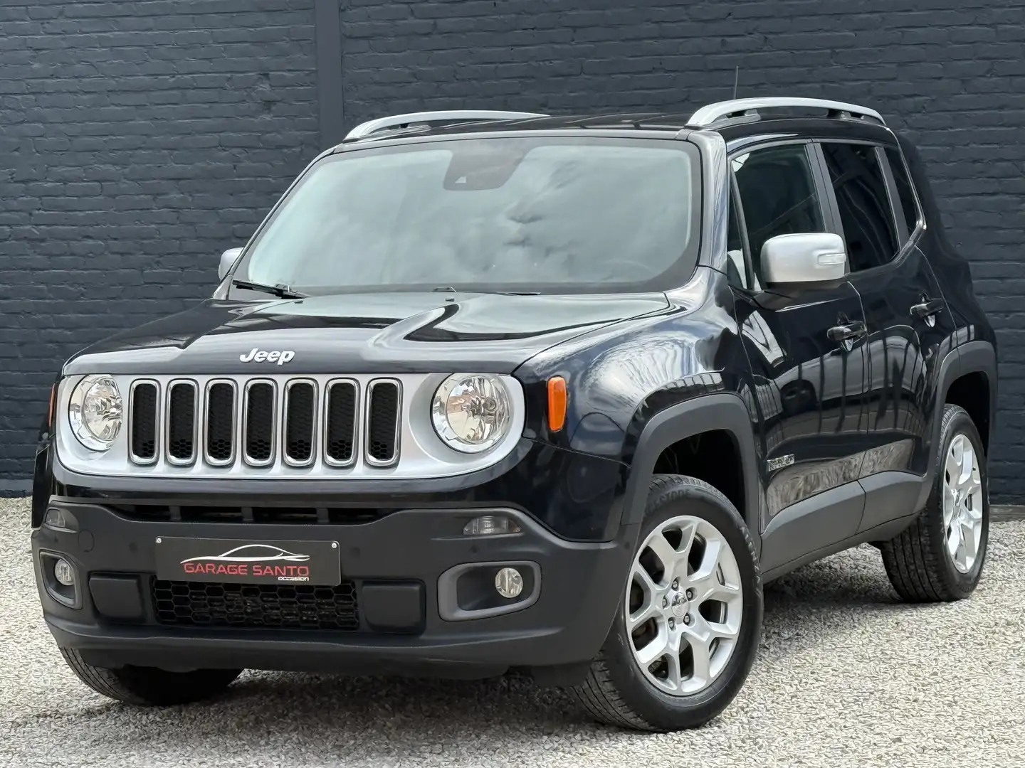 Jeep Renegade 2.0 MJD 4x4 Limited Eur6b /Navi/Cuir/Pdc/Garantie/ Zwart - 1