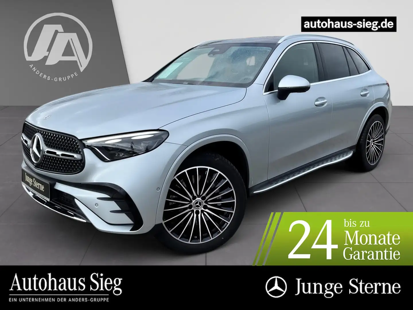 Mercedes-Benz GLC 300 d 4M AMG-Pano+AHK+360+H-Lenk+AIR+DIGITAL Argent - 1