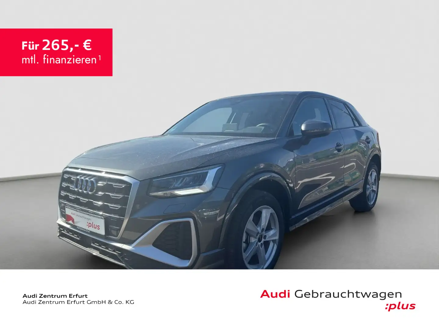 Audi Q2 30 TFSI S line AHK Smartphone Interface ACC S Grau - 1