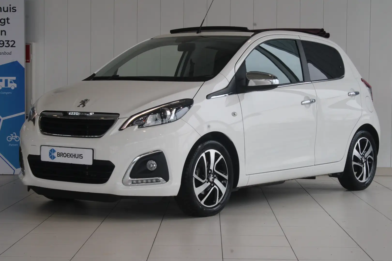 Peugeot 108 1.0 e-VTi Allure TOP! | LUXE UITVOERING | ELEKTRIS Wit - 2