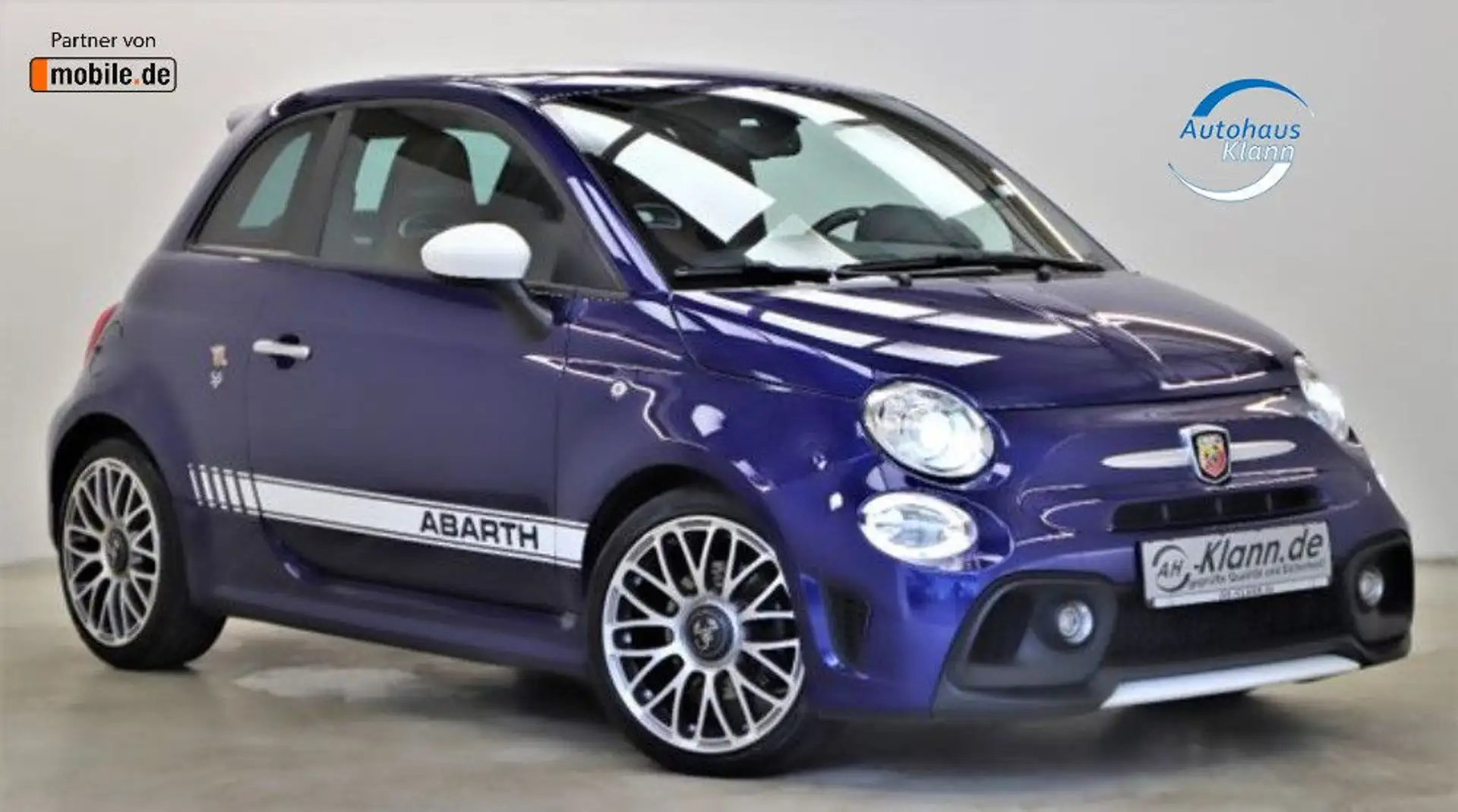 Abarth 500 595 Turismo 1.4 165PS ESTETICO Navi Leder PDC Blau - 1