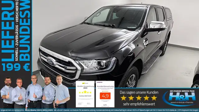 Ford Ranger 2.0 Aut 4x4 Limited AHK+StandHZ+Hardtop