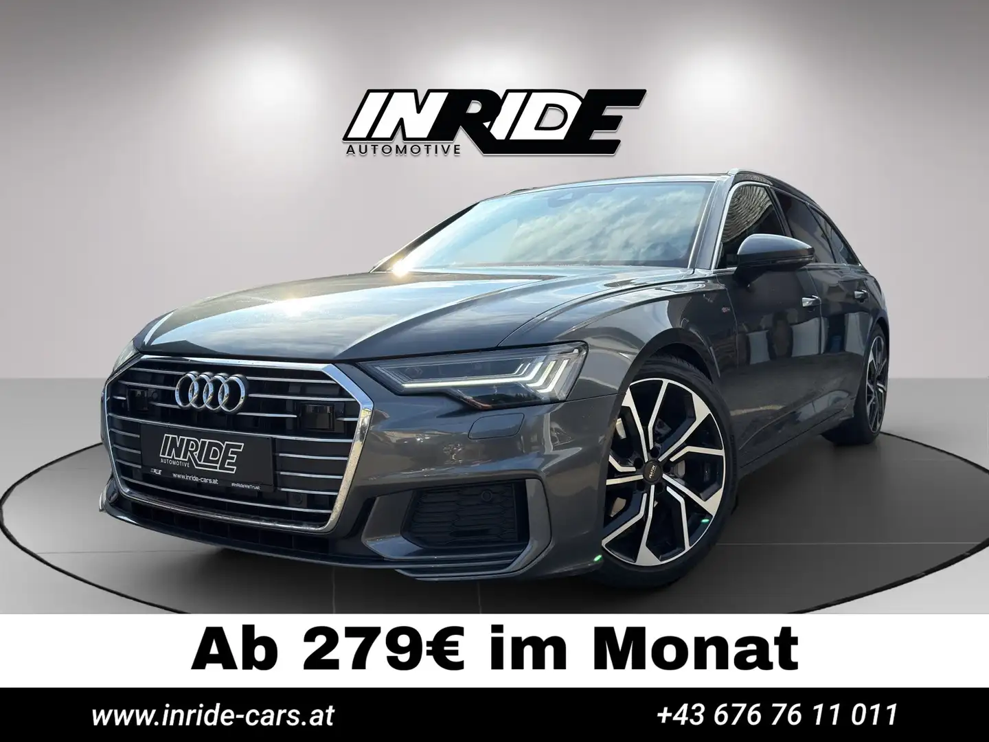Audi A6 40 TDI 3x S-LINE*AHK*Standheizung*HEAD-UP* Grau - 1