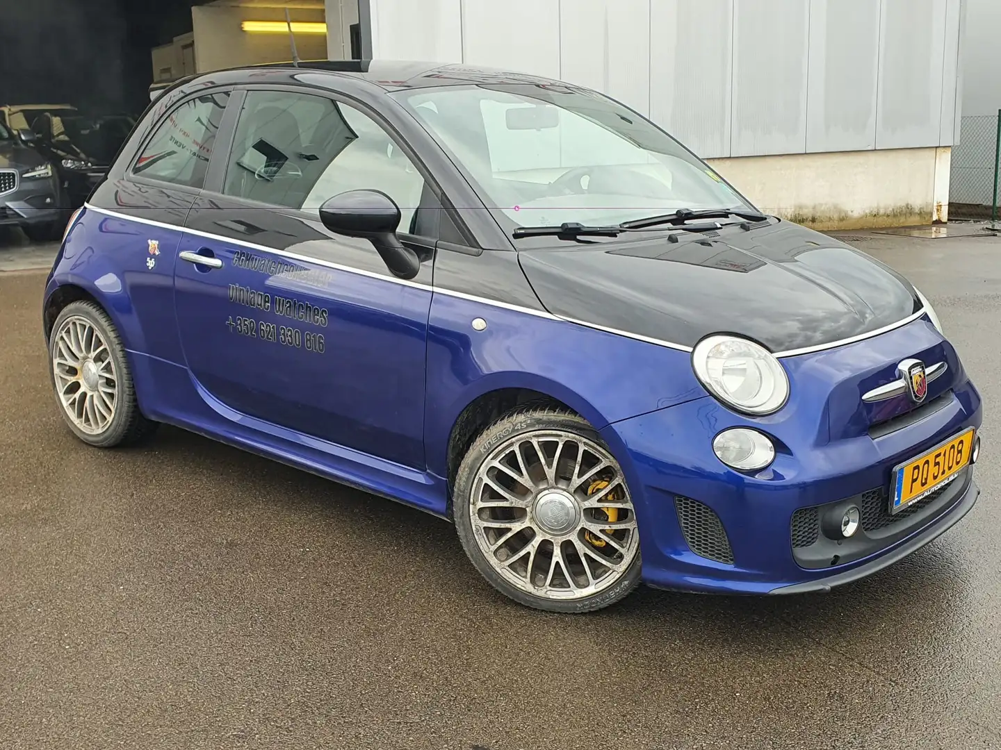 Abarth 500 1.4 ESS ° 140CH°CUIR°CLIM°TURBO H.S Blauw - 1