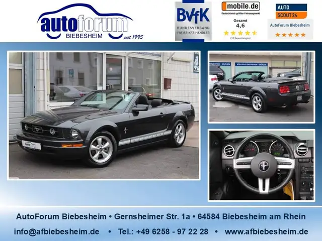 Ford Mustang 4.0 V6 Cabrio LPG Leder*1. Hand
