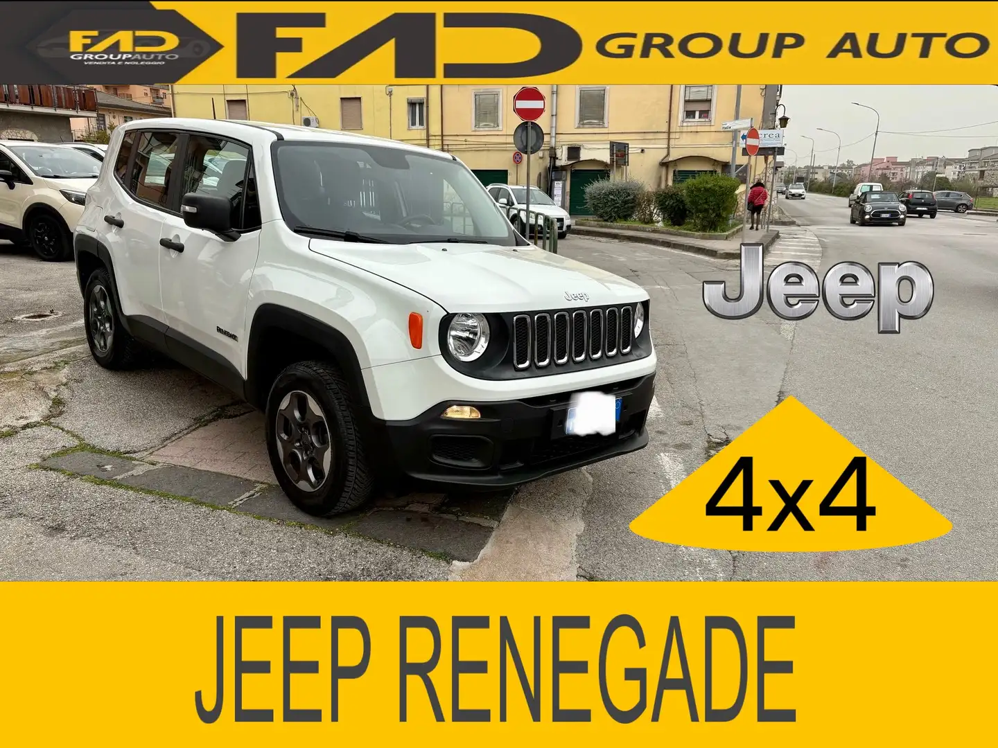 Jeep Renegade Renegade 2.0 mjt Sport 4wd 120cv Bianco - 1