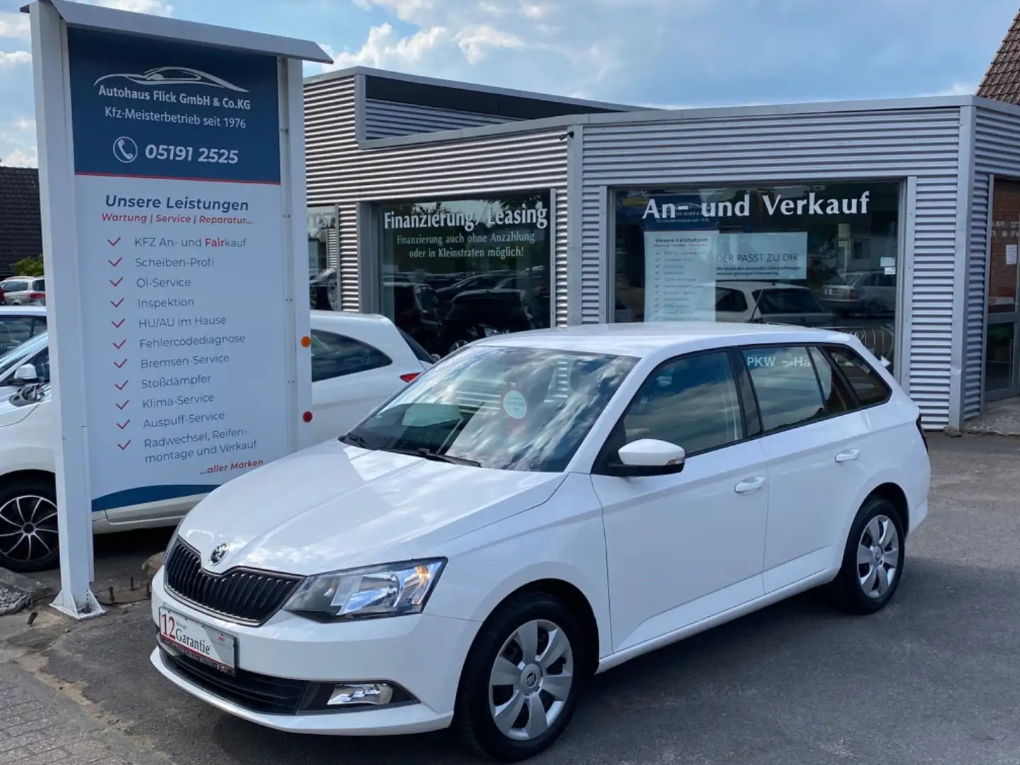 Skoda Fabia Combi Active/Klima/Allwetter/Start-Stop Blanc - 1
