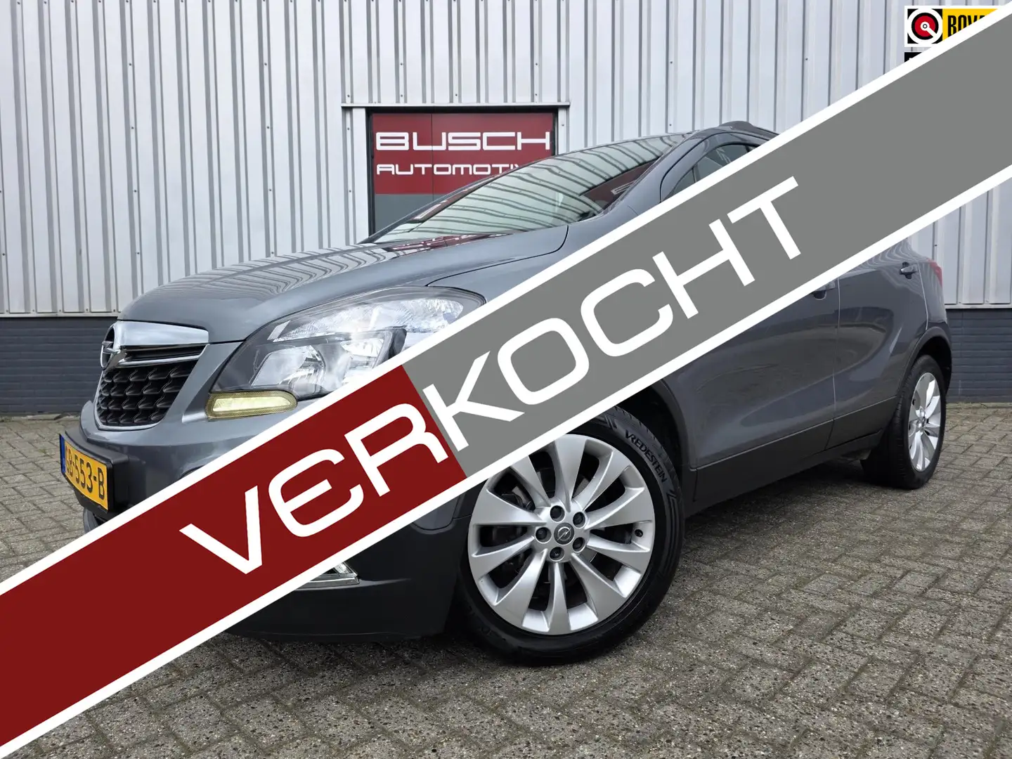 Opel Mokka 1.4 T Cosmo | VAN 2e EIGENAAR | TREKHAAK| Gris - 1