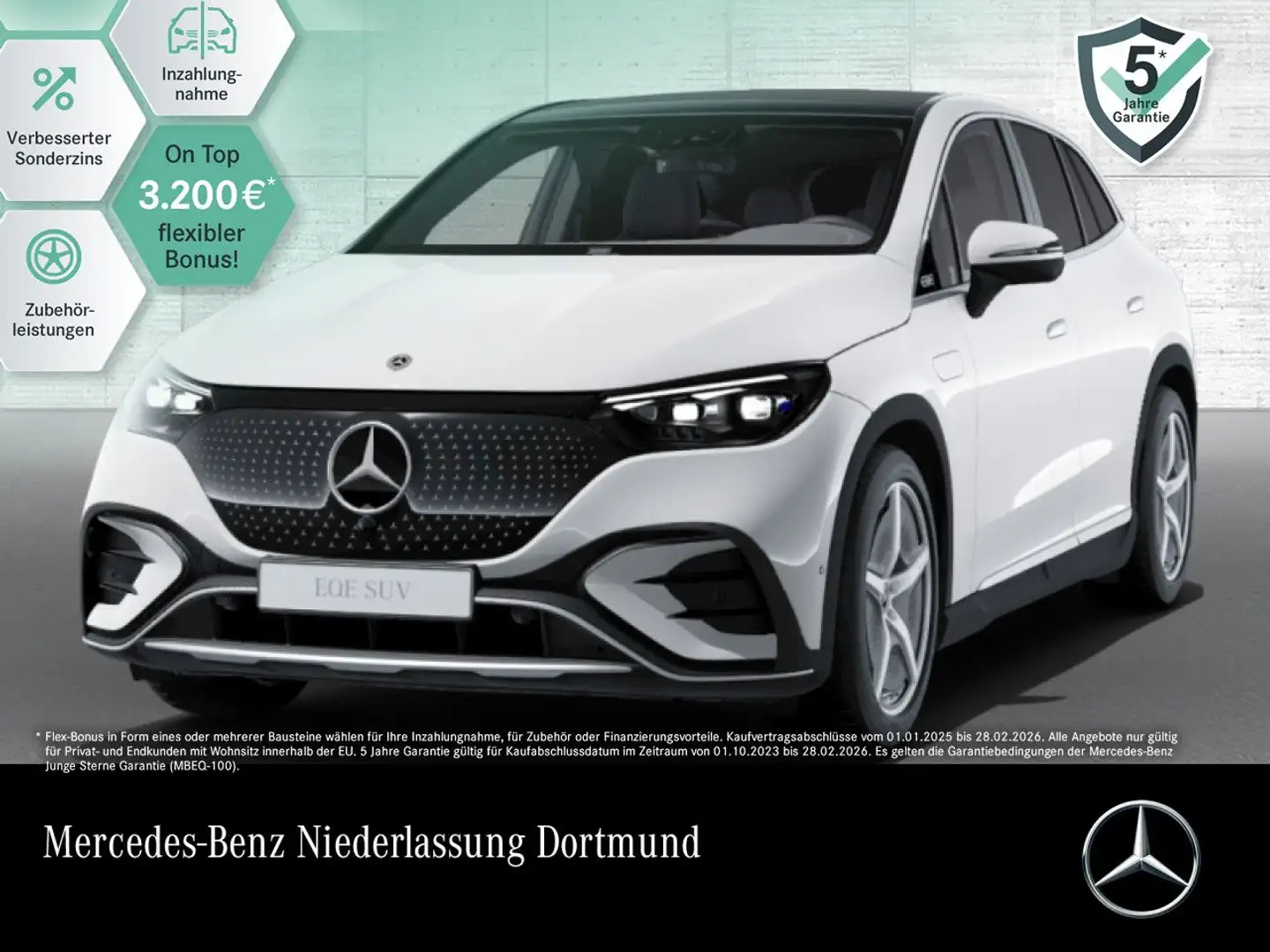 Mercedes-Benz EQE SUV EQE 500 4M AMG+PANO+AHK+BURMESTER+KEYLESS Blanco - 1
