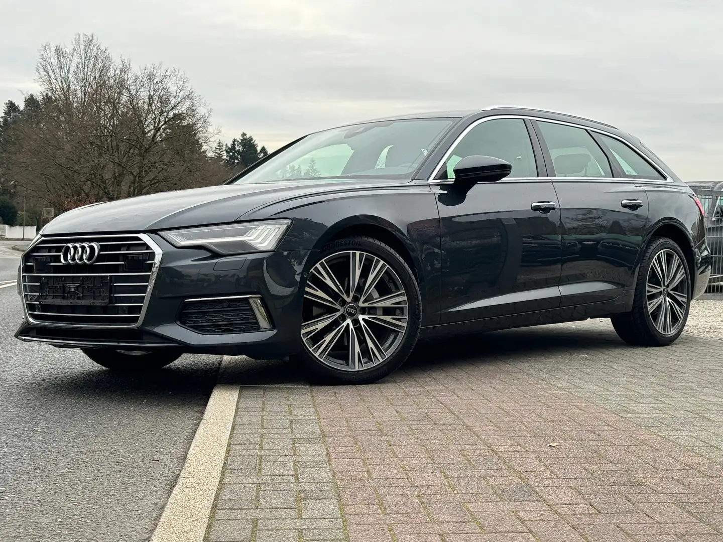 Audi A6 S line design HD Matrix Virtual Standheiz ACC Spur Gris - 1