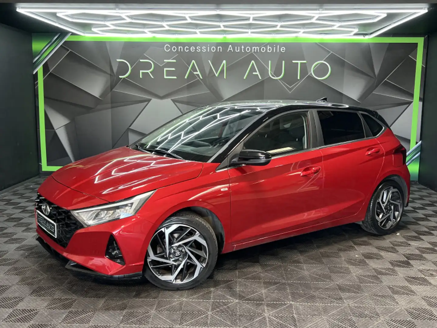Hyundai i20 1.0 T-GDI 100CH HYBRID INTUITIVE DCT-7 Rouge - 1