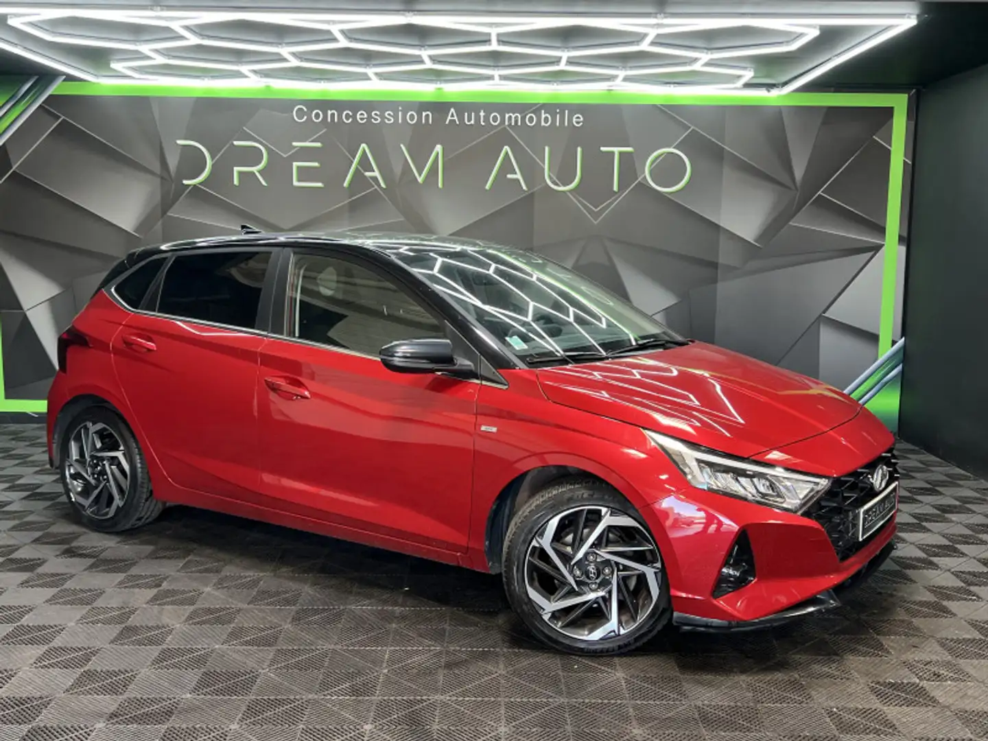 Hyundai i20 1.0 T-GDI 100CH HYBRID INTUITIVE DCT-7 Rouge - 2