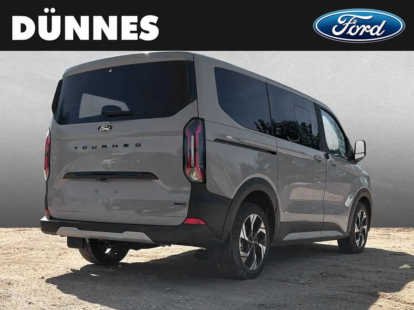 Ford Tourneo Custom 320 EcoBlue L1H1 4x4 Autm. Active Grau - 2