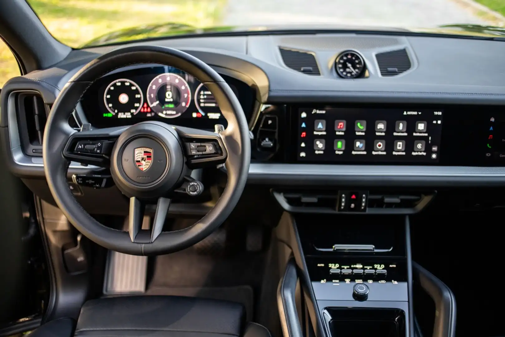 Porsche Cayenne E-Hybrid Aut. Negro - 2