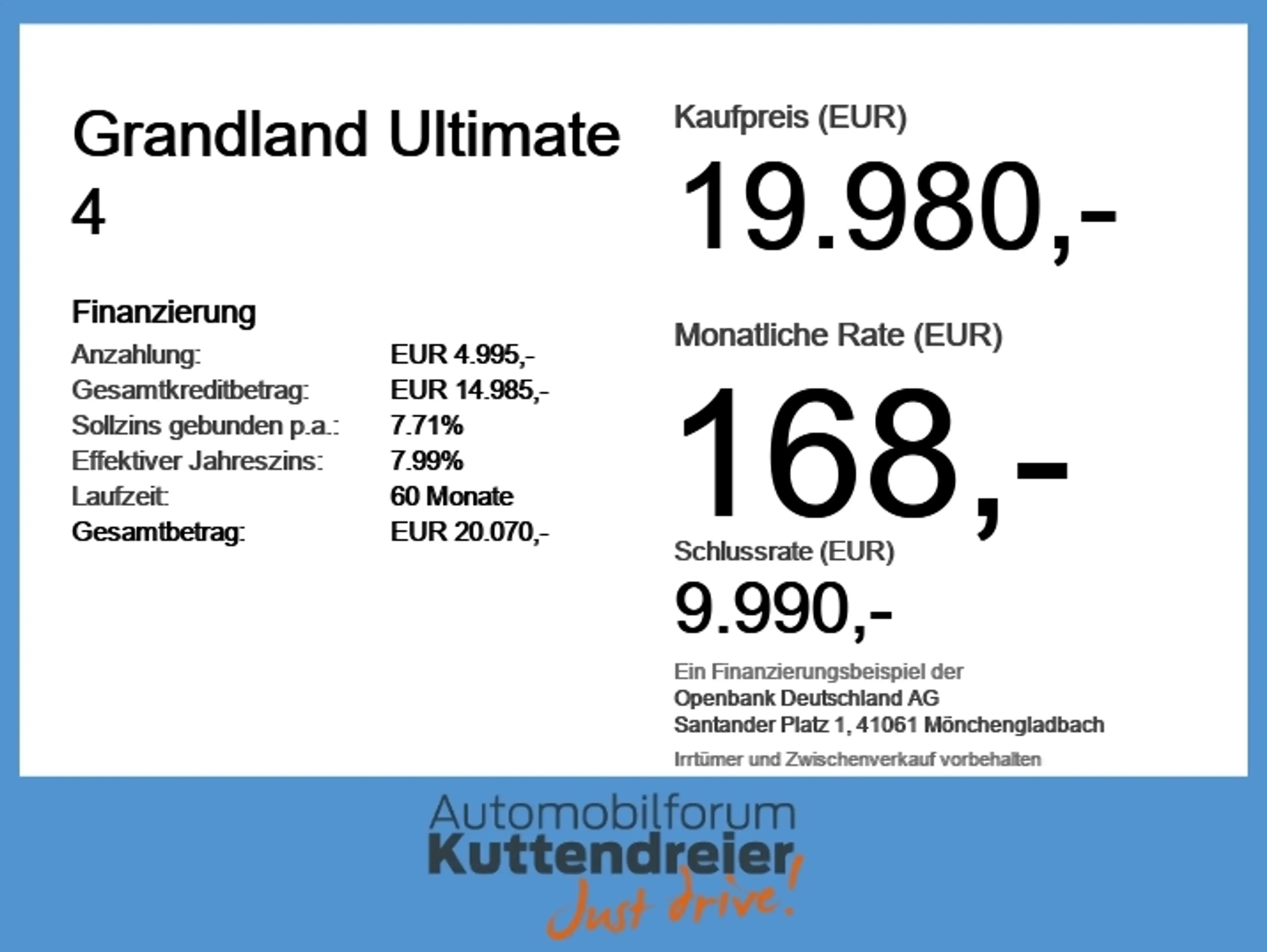 Opel Grandland Ultimate 4 Allrad Autom. Navi Kamera — photo 6
