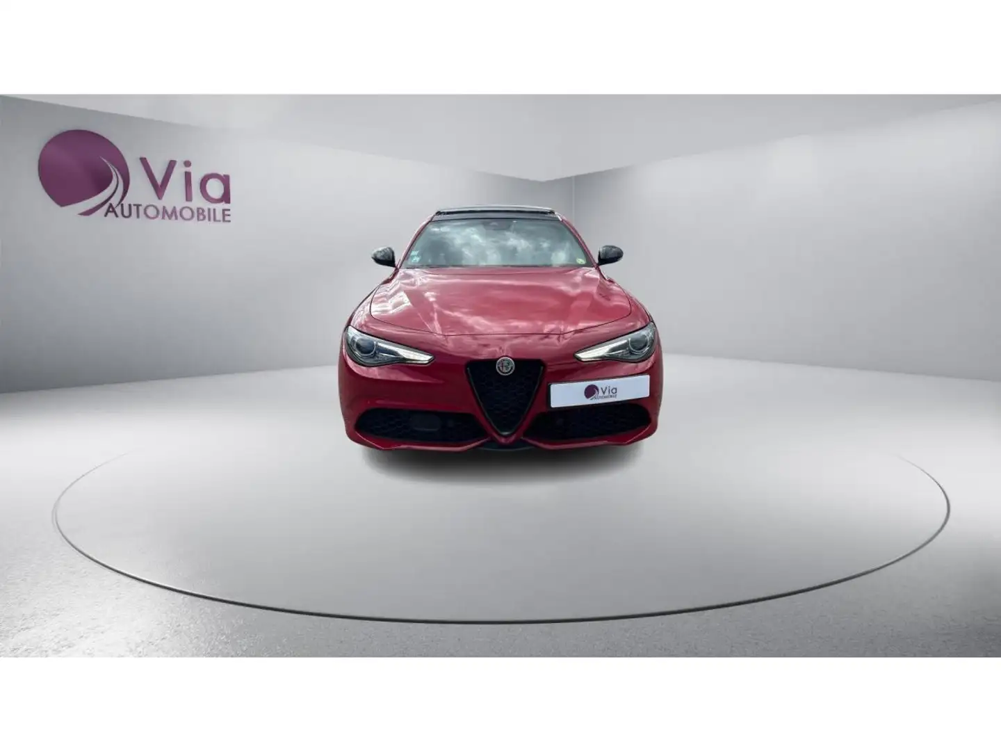 Alfa Romeo Giulia 2.2 D 210 BVA Veloce - 1ERE MAIN / ENTRETIEN COMPL Rouge - 2