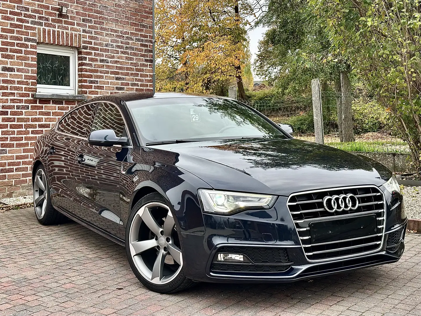 Audi A5 Sportback 2.0 TDi S-line euro6b✅ Bleu - 1
