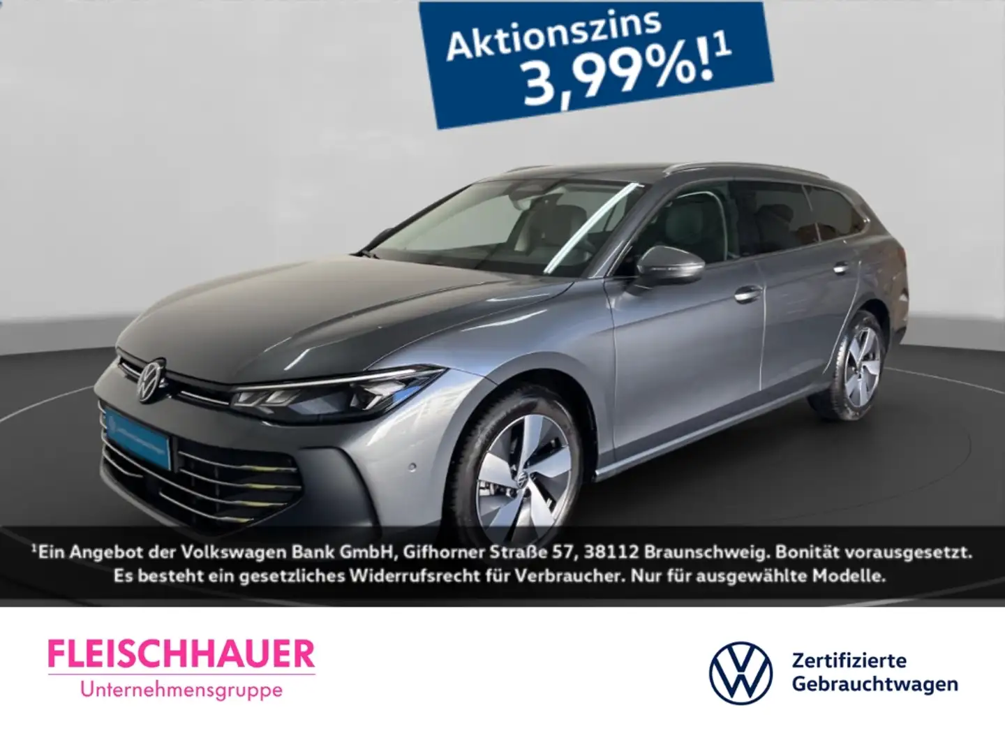 Volkswagen Passat Variant 1.5 eTSI Business HUD AD Navi Digitales Cockpit Ma Gris - 1