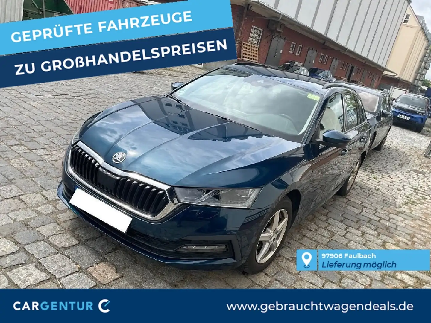 Skoda Octavia Combi 2.0 TDI DPF Ambition AHK Virtual Navi Blau - 1