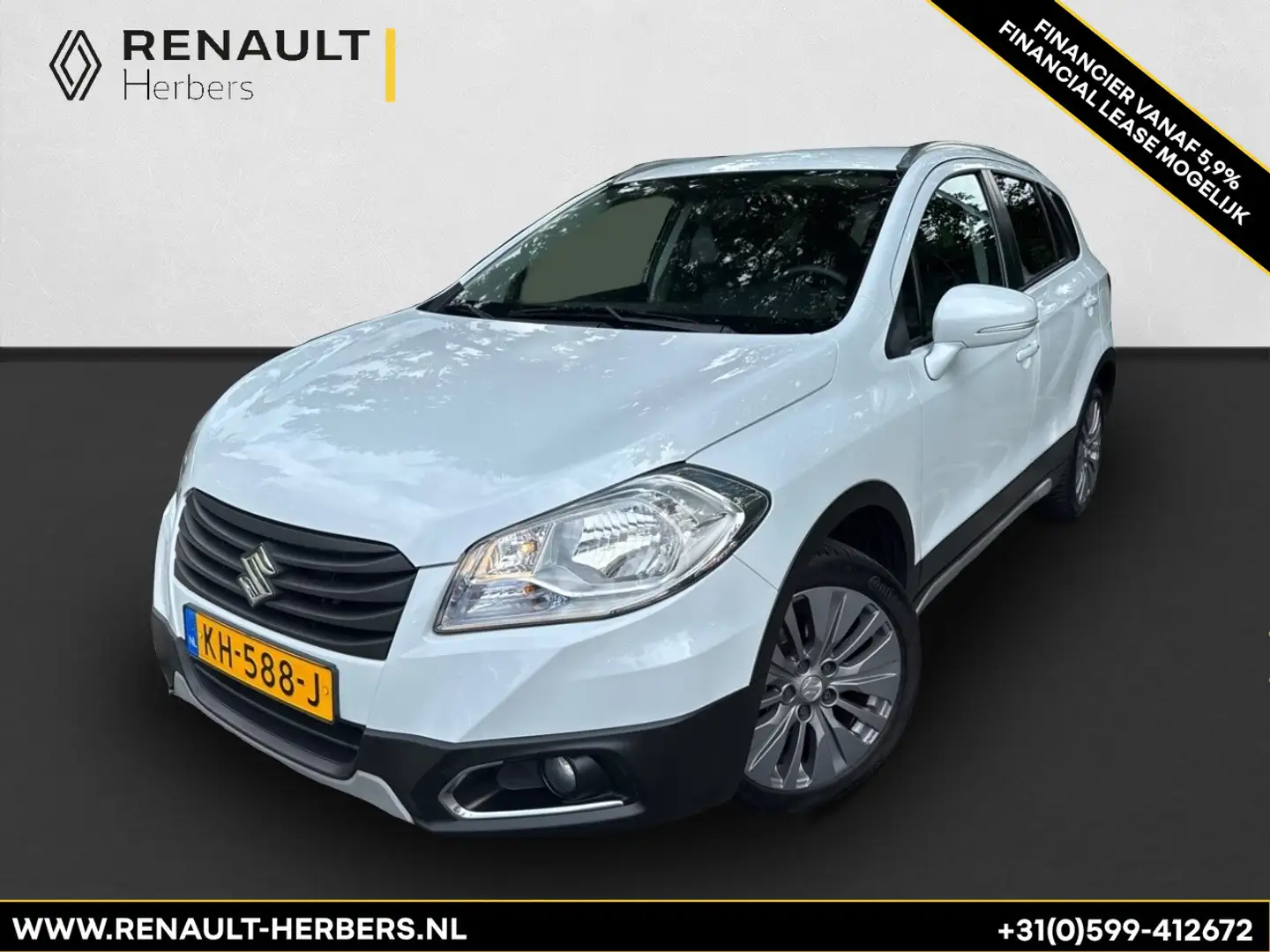 Suzuki SX4 S-Cross 1.6 Exclusive STOEL VERW. / CRUISE / TREKHAAK AFN. Wit - 1