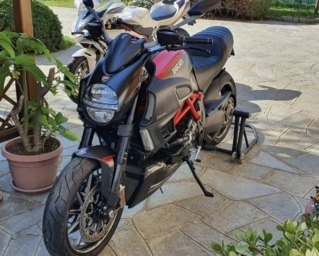 Ducati Diavel Diavel Carbon Red con scarico SC Omologato Negru - 2