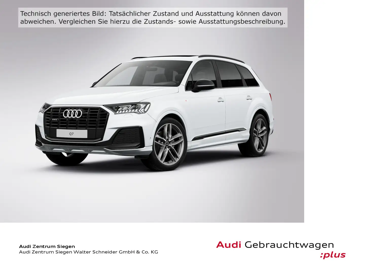 Audi Q7 50 TDI quattro S Line Edition Pano Matrix LED Weiß - 1