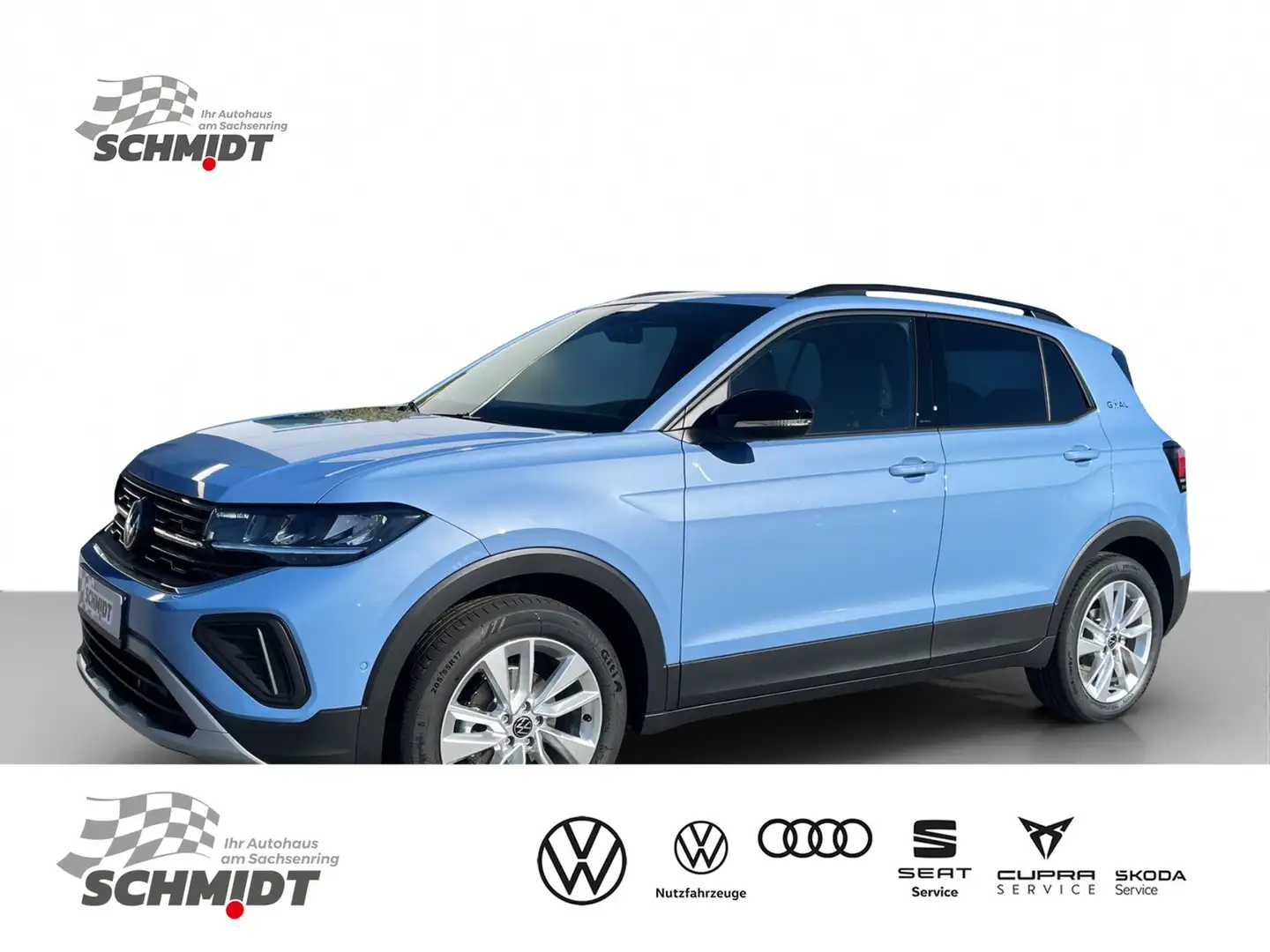 Volkswagen T-Cross Life "Goal" 1.0 TSI 6-Gang Rear View Blau - 1