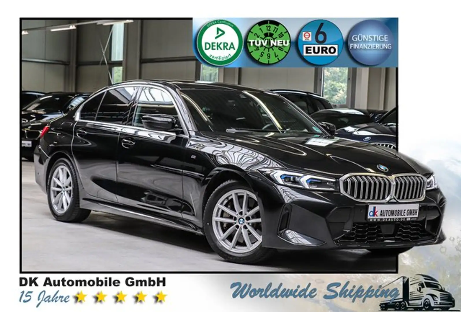 BMW 330 i xDrive Aut///M SPORT/KAMERA/WIDSCREEN/ALARM Black - 1
