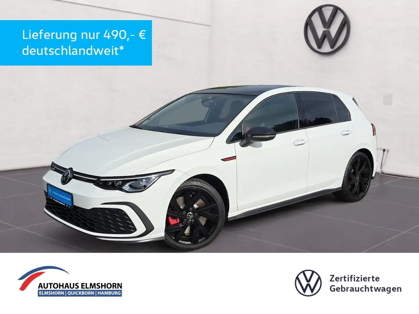 Volkswagen Golf GTI 2.0 TSI DSG PANO NAV KAM LED 18" PDC SHZ Weiß - 1