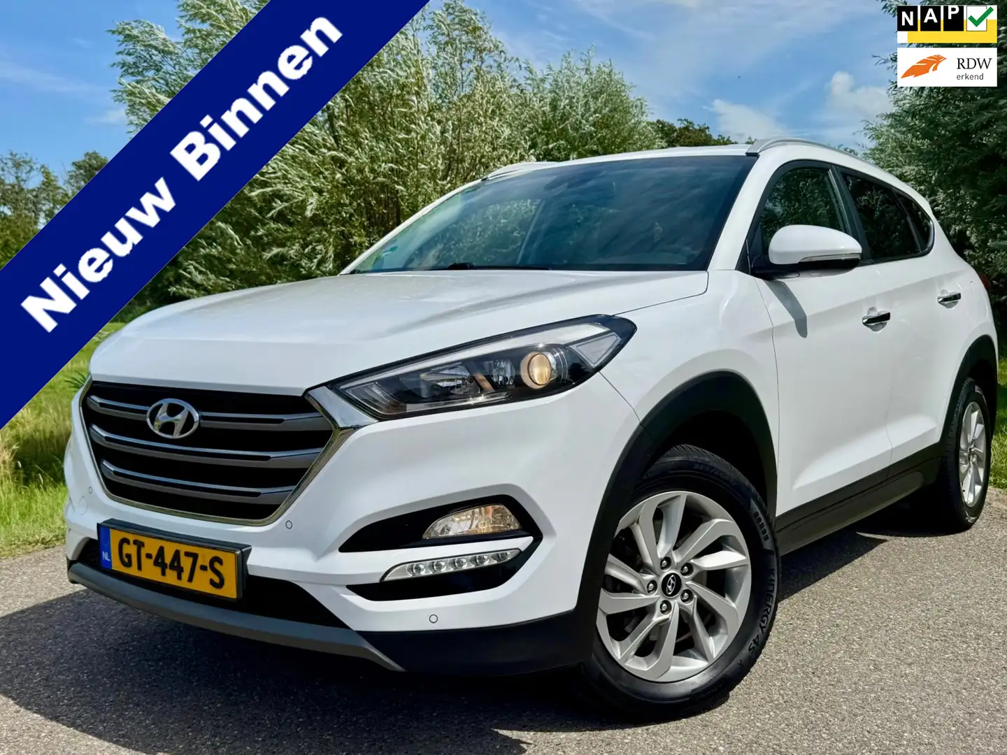Hyundai TUCSON 1.6 GDi Comfort Clima Navi Camera Stoelverwarming Wit - 1