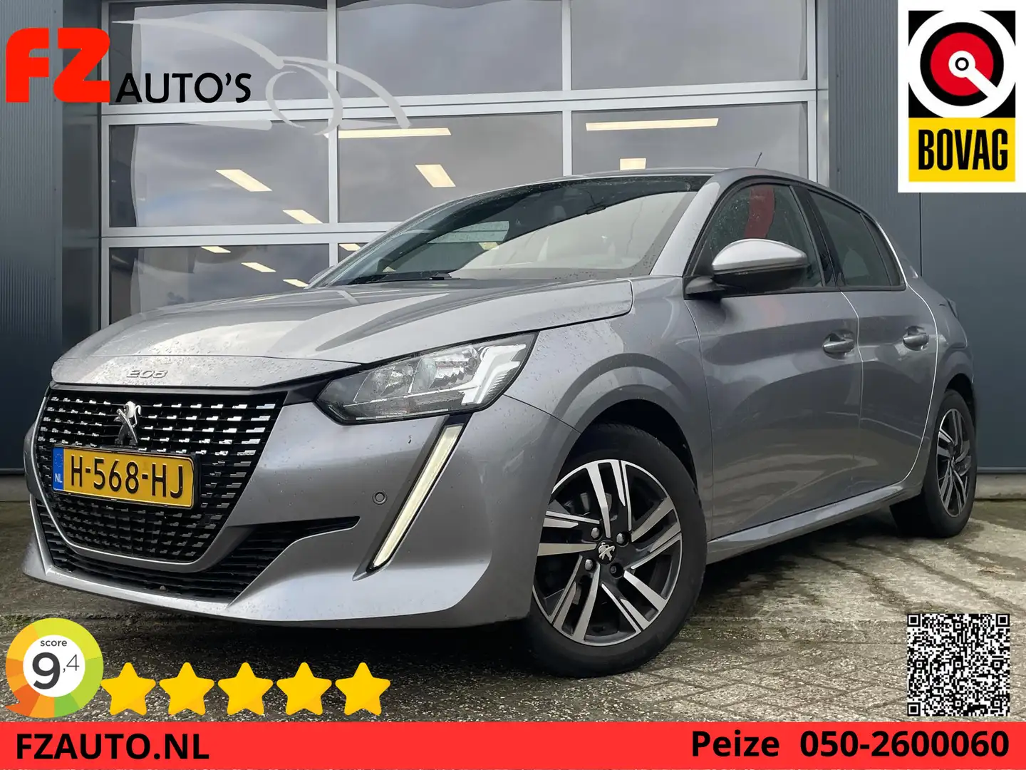 Peugeot 208 1.2 PureTech Allure - Navigatie - Climate Control Gris - 1