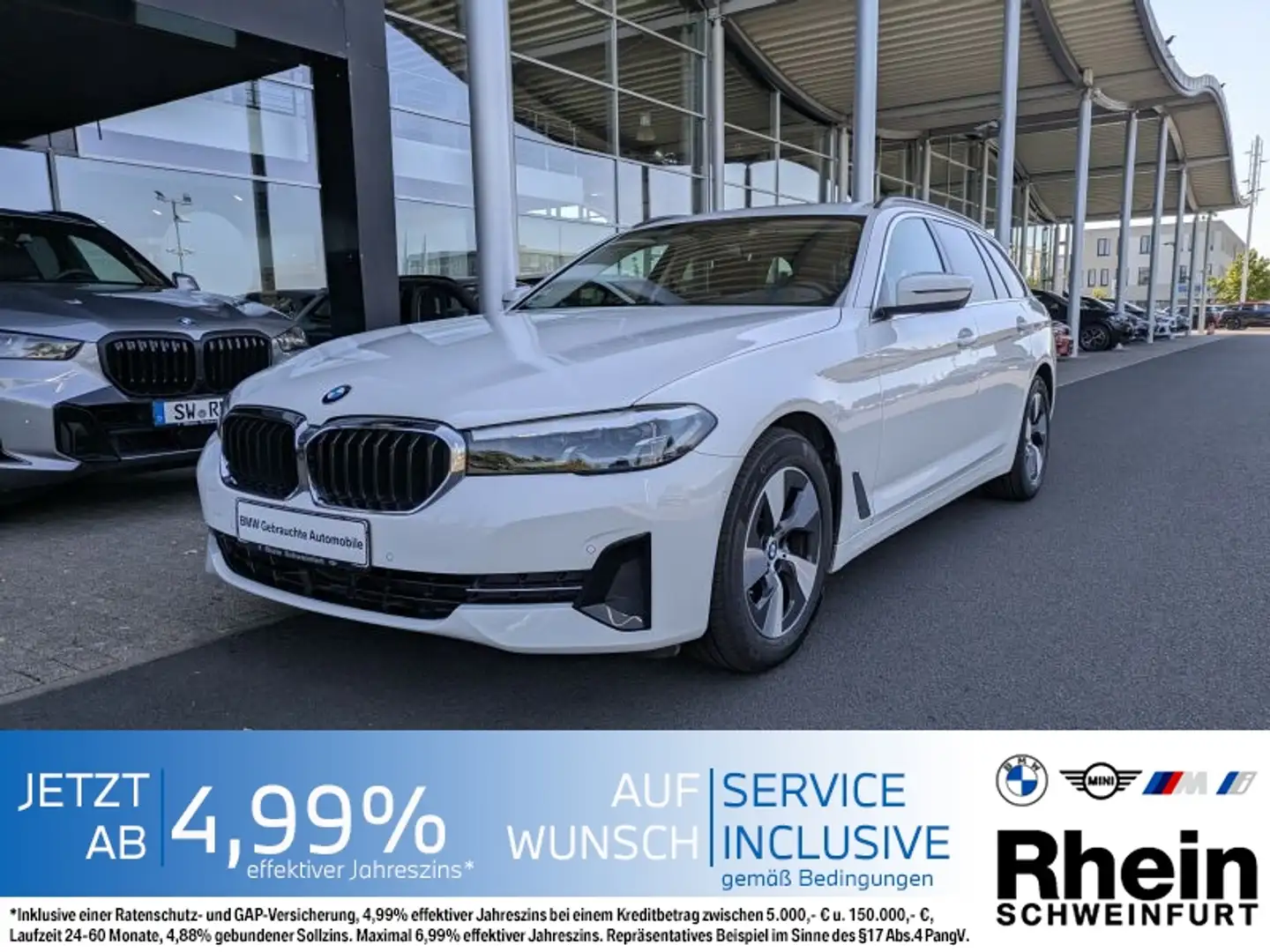BMW 520 d Tour. LiveCockpit.Harm./Kard.Park.Ass.Plus Weiß - 1